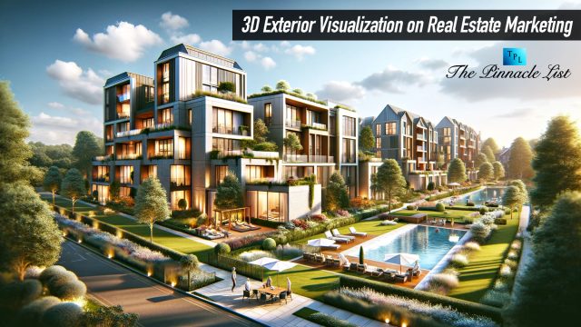 3D Exterior Visualization on Real Estate Marketing