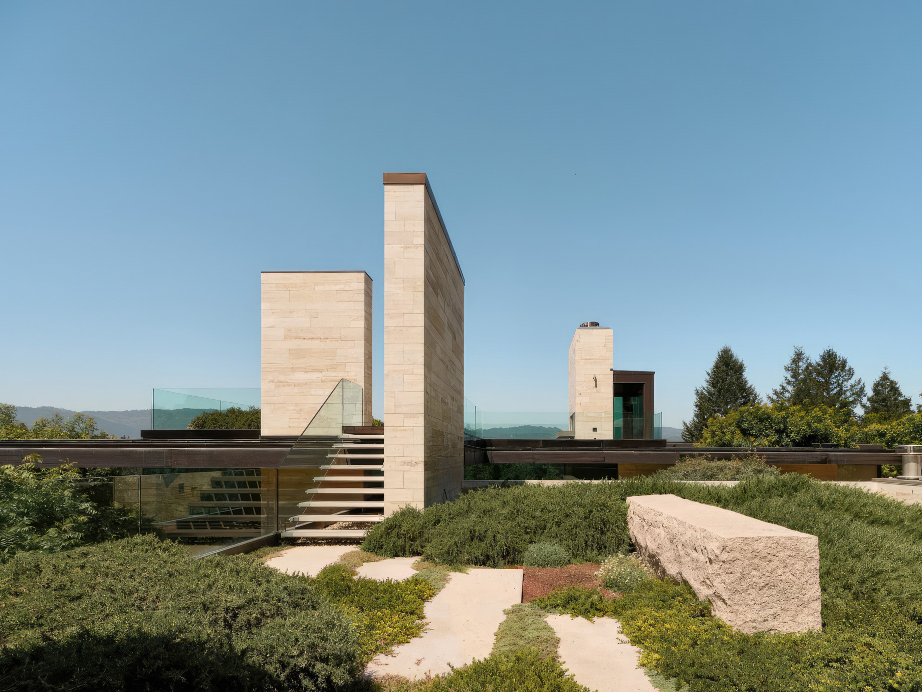 Bidendum Contemporary Pavilion Residence – Rock Rd, St Helena, CA, USA – 29