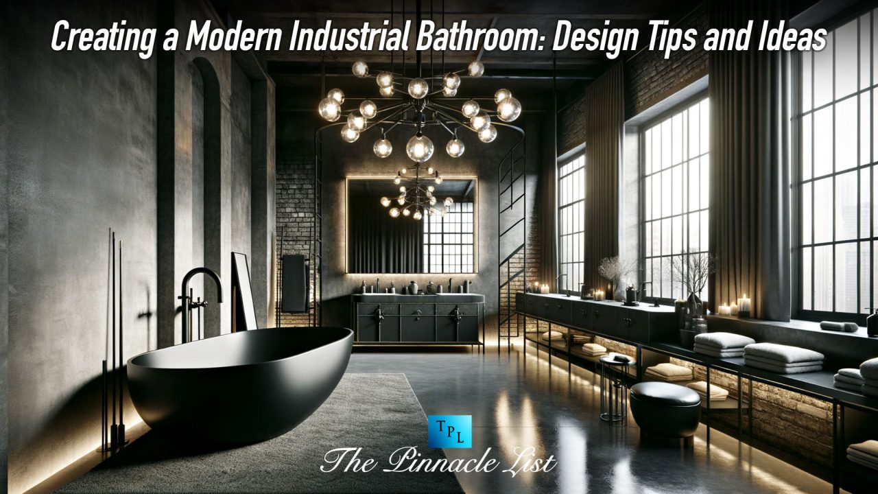 Creating a Modern Industrial Bathroom Design Tips and Ideas The