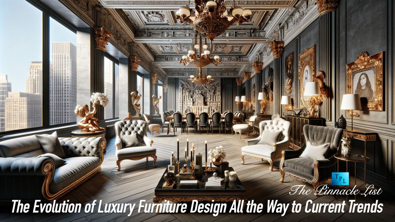 The Evolution of Luxury Furniture Design All the Way to Current Trends