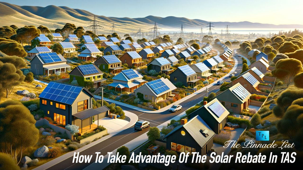 How To Take Advantage Of The Solar Rebate In TAS