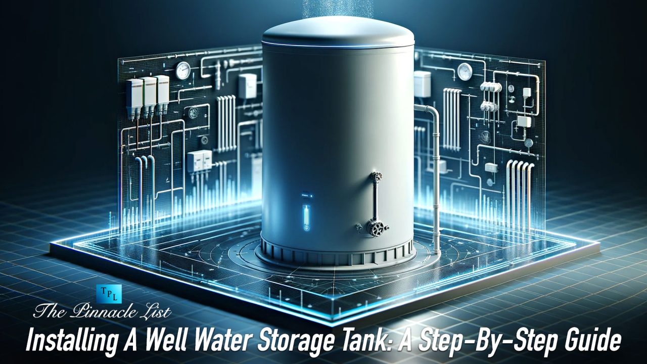 Installing A Well Water Storage Tank: A Step-By-Step Guide