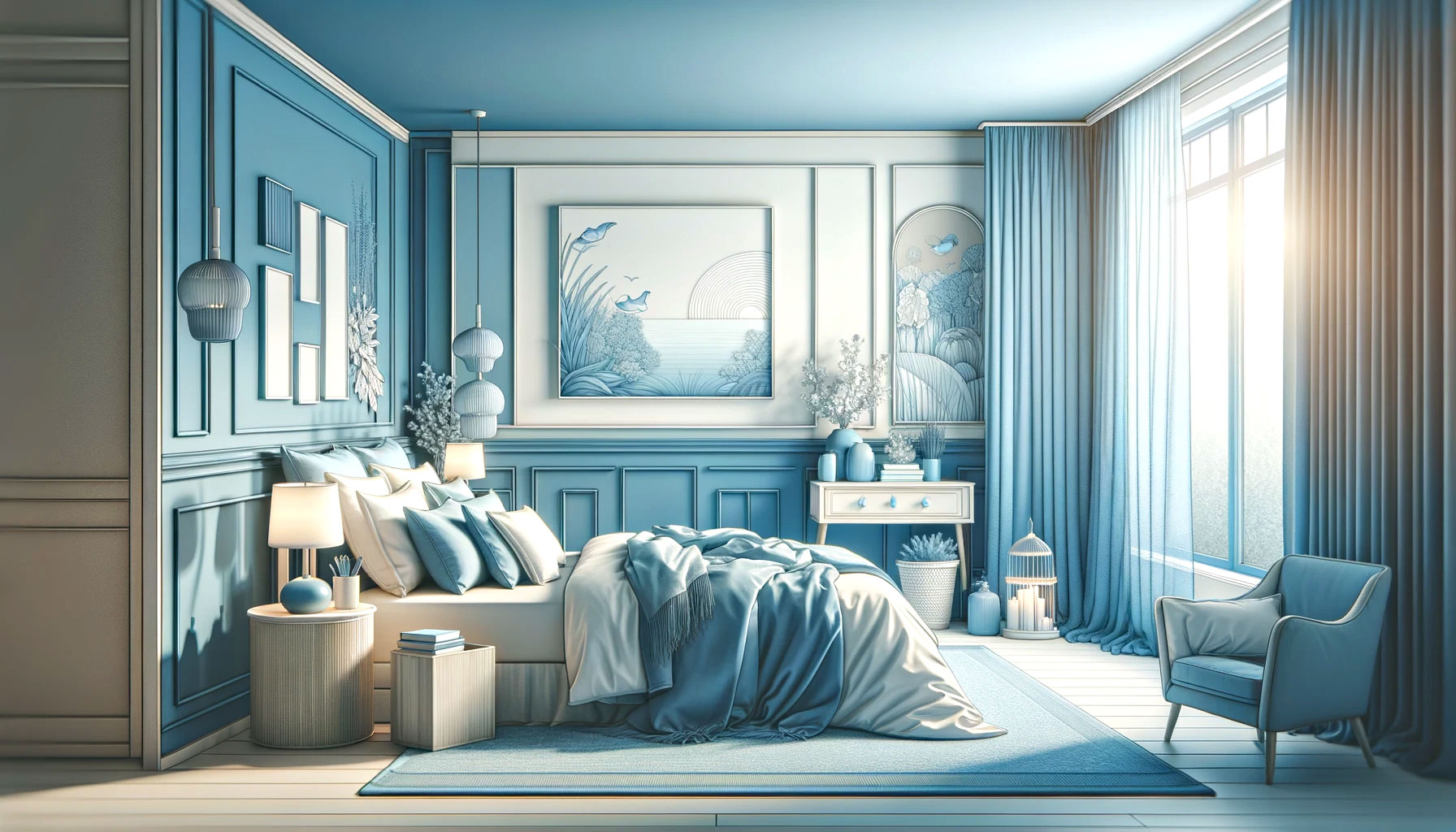The Colour Psychology of Blue in Interior Design