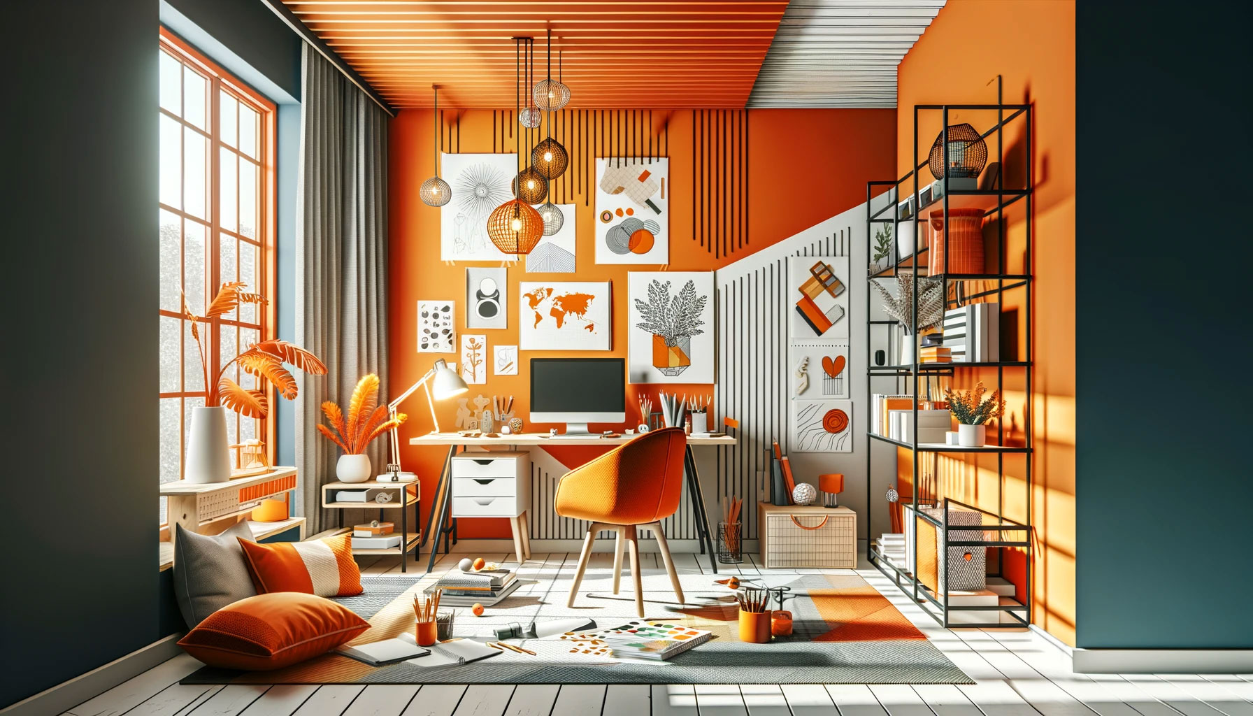 The Colour Psychology of Orange in Interior Design