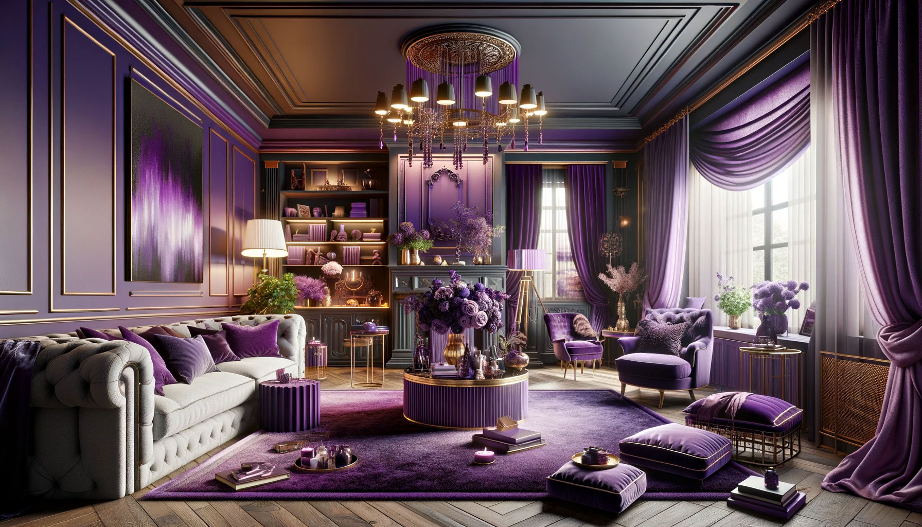 The Colour Psychology of Purple in Interior Design