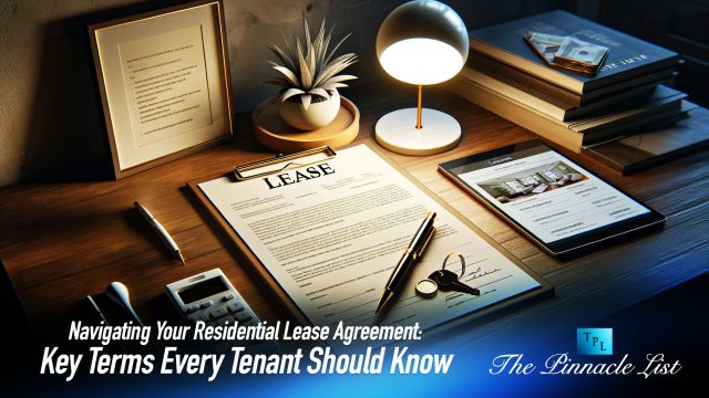 Navigating Your Residential Lease Agreement: Key Terms Every Tenant Should Know