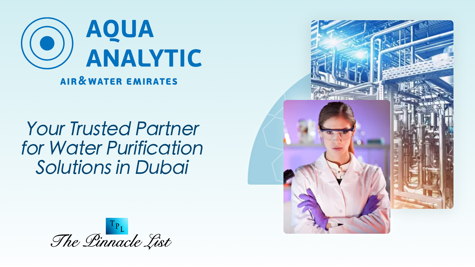 AQUAANALYTIC - Your Trusted Partner for Water Purification Solutions in Dubai