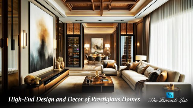 The High-End Design and Decor of Prestigious Homes