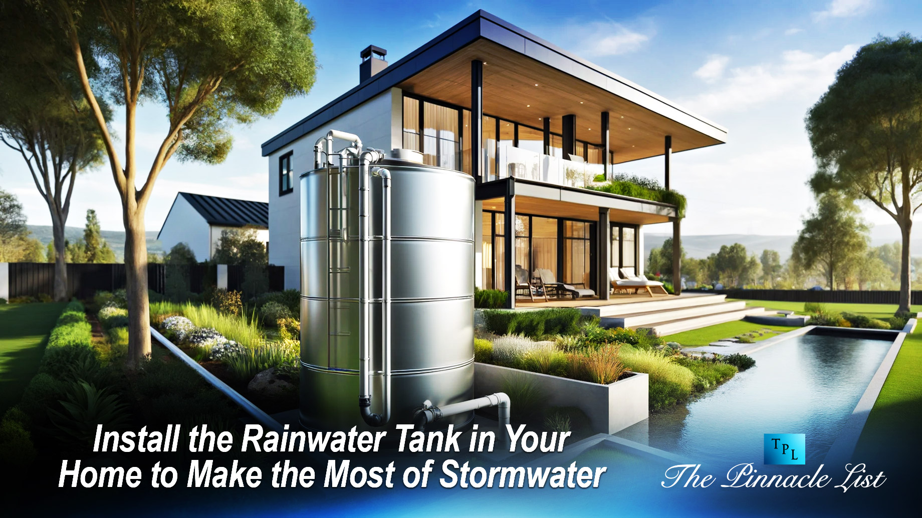 Install the Rainwater Tank in Your Home to Make the Most of Stormwater