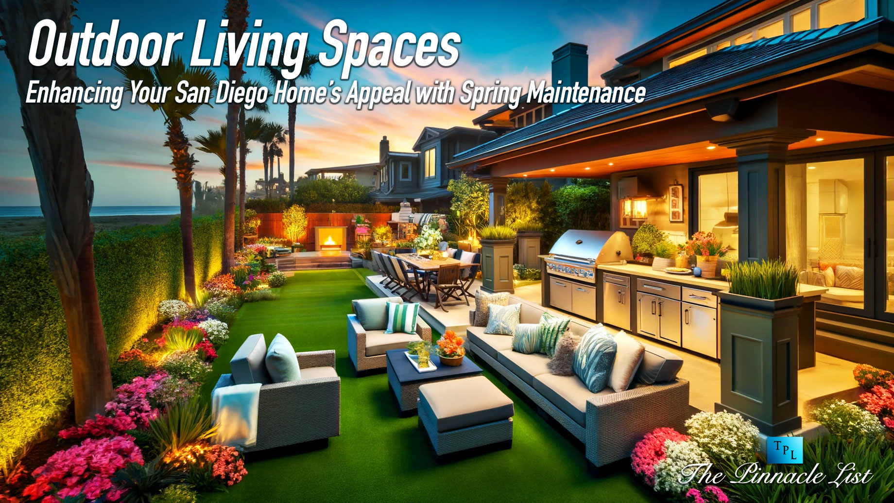 Outdoor Living Spaces: Enhancing Your San Diego Home’s Appeal with Spring Maintenance