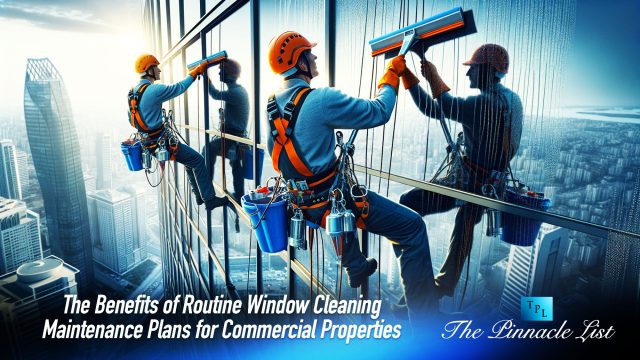 The Benefits of Routine Window Cleaning Maintenance Plans for Commercial Properties