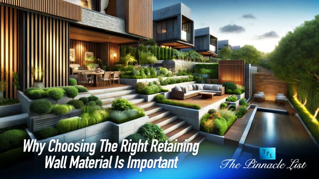 Why Choosing The Right Retaining Wall Material Is Important