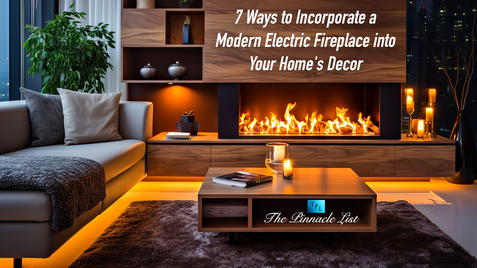 7 Ways to Incorporate a Modern Electric Fireplace into Your Home's Decor