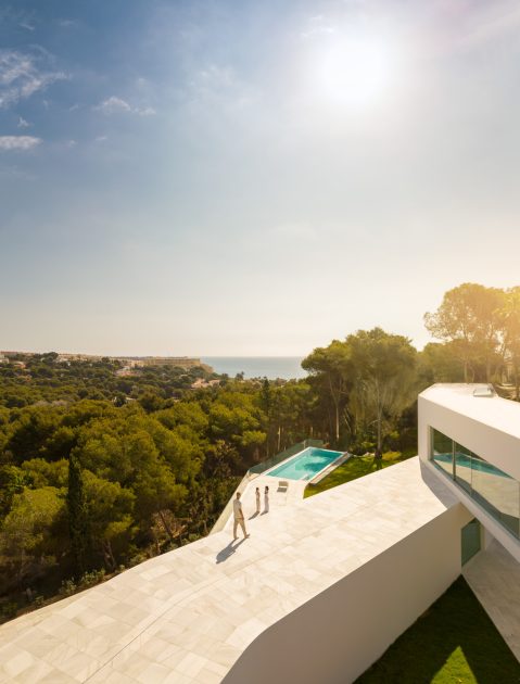 Casa Sabater Geometric Zig Zag Minimalist House - Orihuela, Alicante, Spain - 12