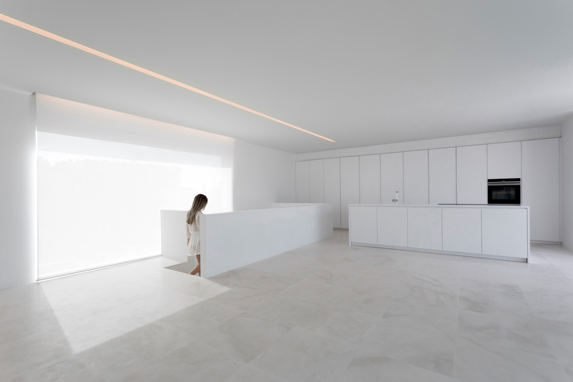 House of Sand Monochromatic Minimalism Casa – Valencia, Spain – 10