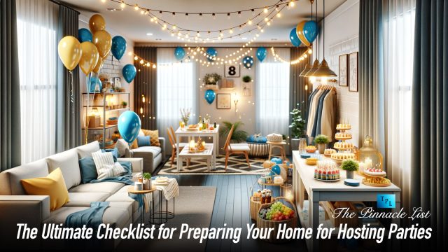 The Ultimate Checklist for Preparing Your Home for Hosting Parties