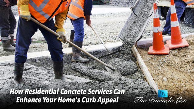 How Residential Concrete Services Can Enhance Your Home's Curb Appeal
