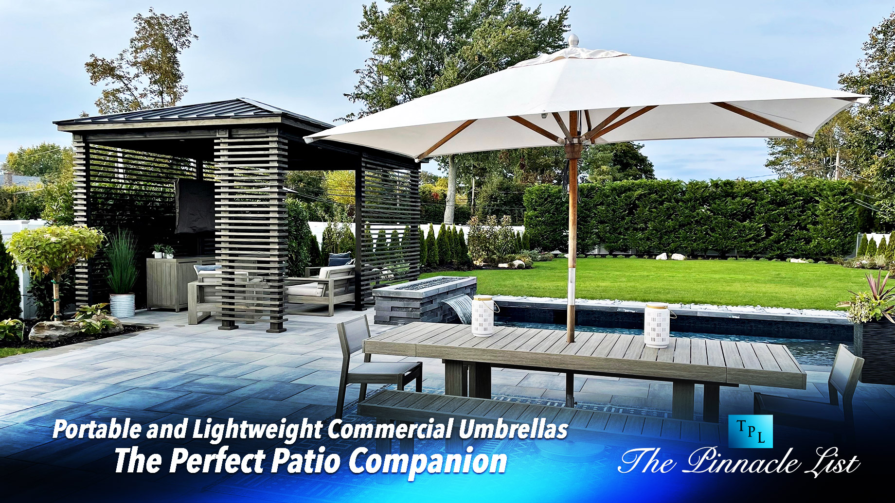 Portable and Lightweight Commercial Umbrellas: The Perfect Patio Companion