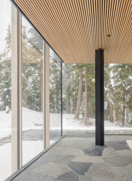 Flag House Glass Box Residence - Sunridge Dr, Whistler, BC, Canada - 18
