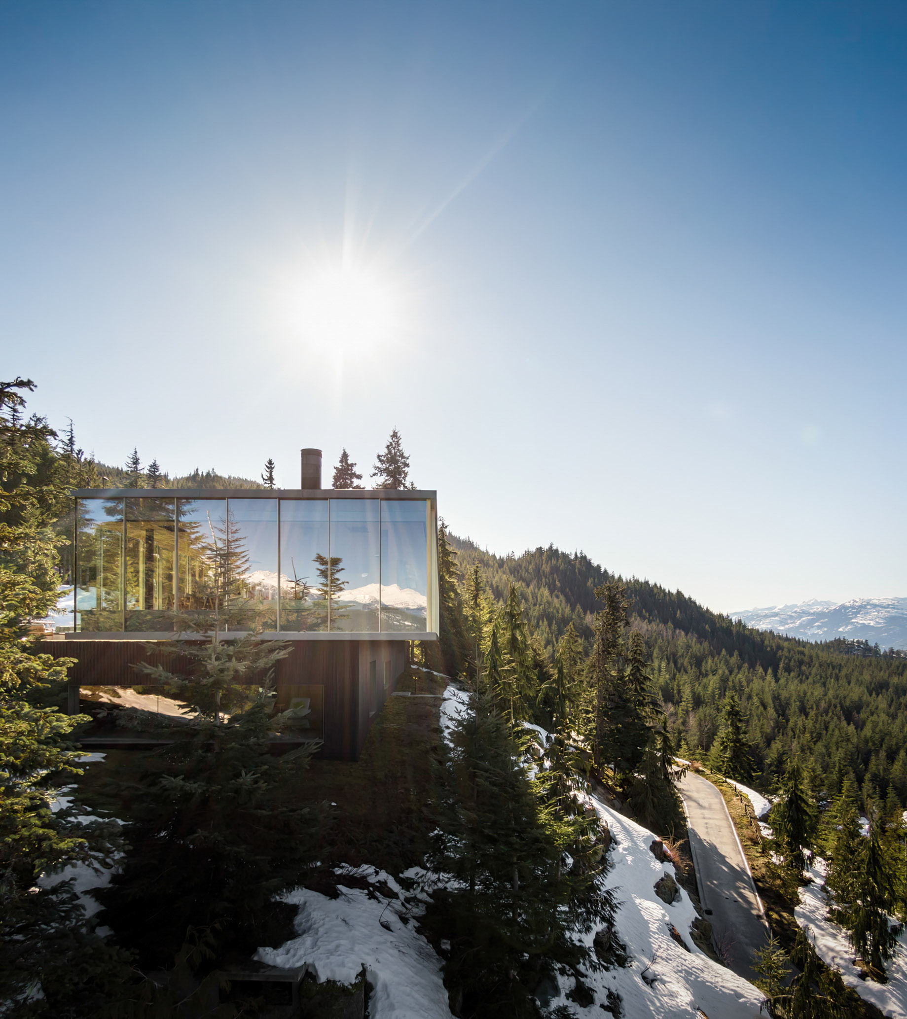 Flag House Glass Box Residence – Sunridge Dr, Whistler, BC, Canada – 6