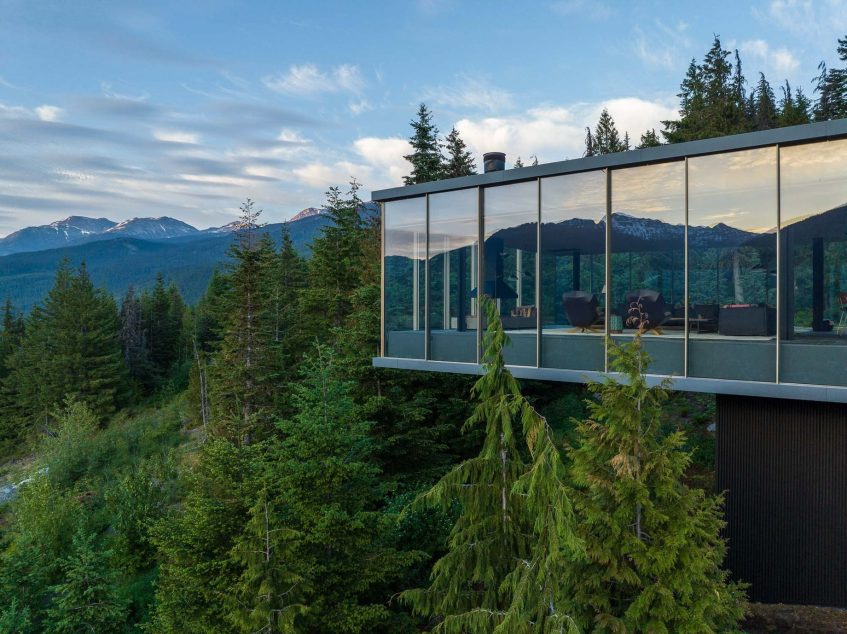 Flag House Glass Box Residence - Sunridge Dr, Whistler, BC, Canada - 60