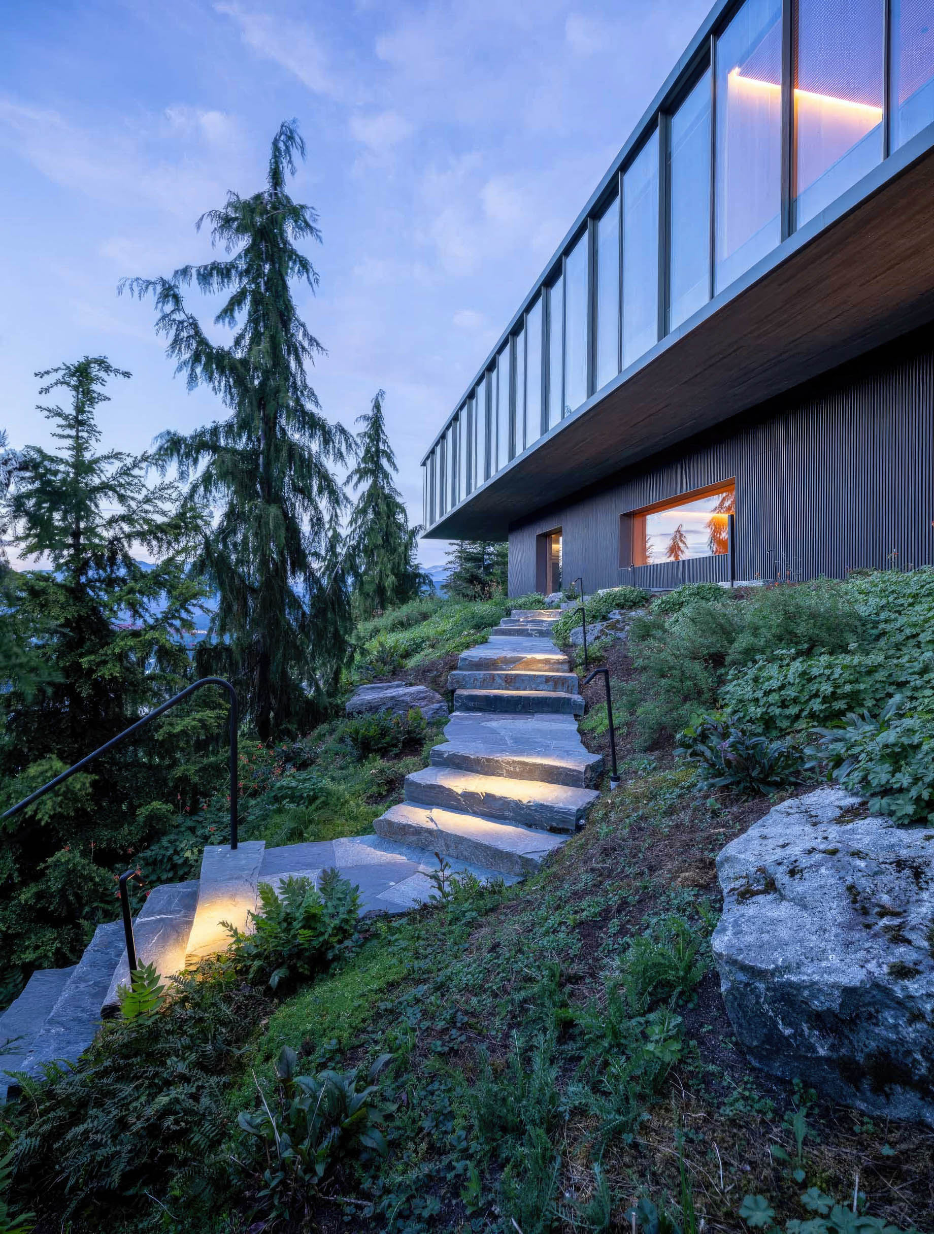 Flag House Glass Box Residence – Sunridge Dr, Whistler, BC, Canada – 76