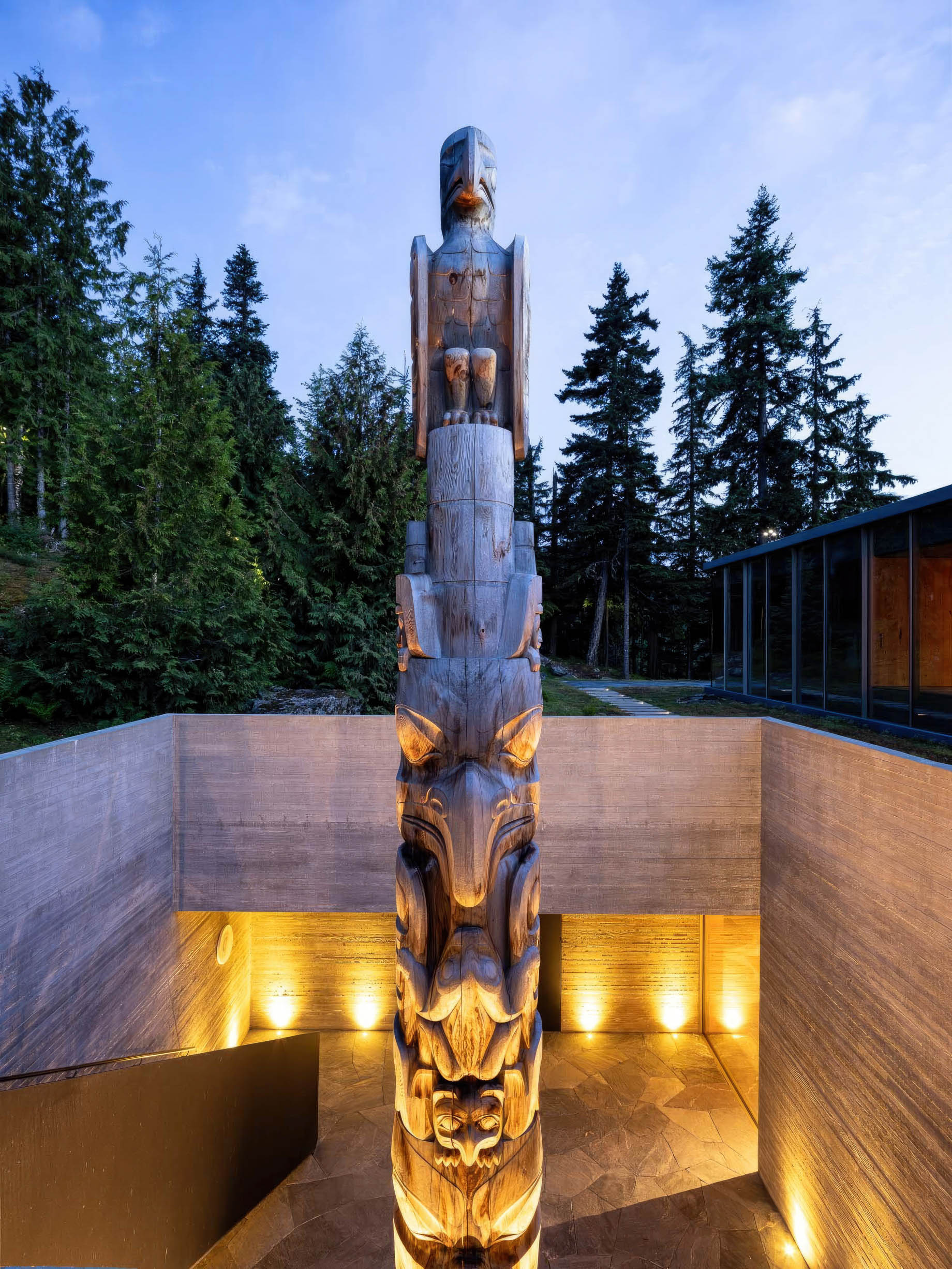 Flag House Glass Box Residence – Sunridge Dr, Whistler, BC, Canada – 77