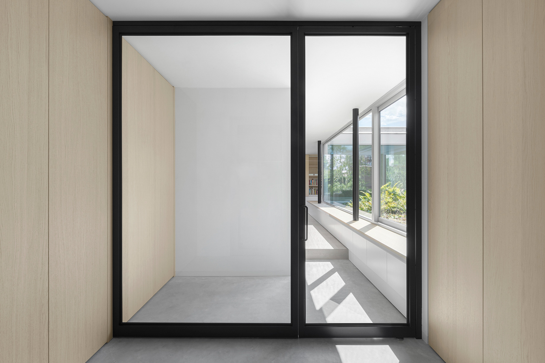Outside In House Interior Courtyard Villa – Netherlands – 12
