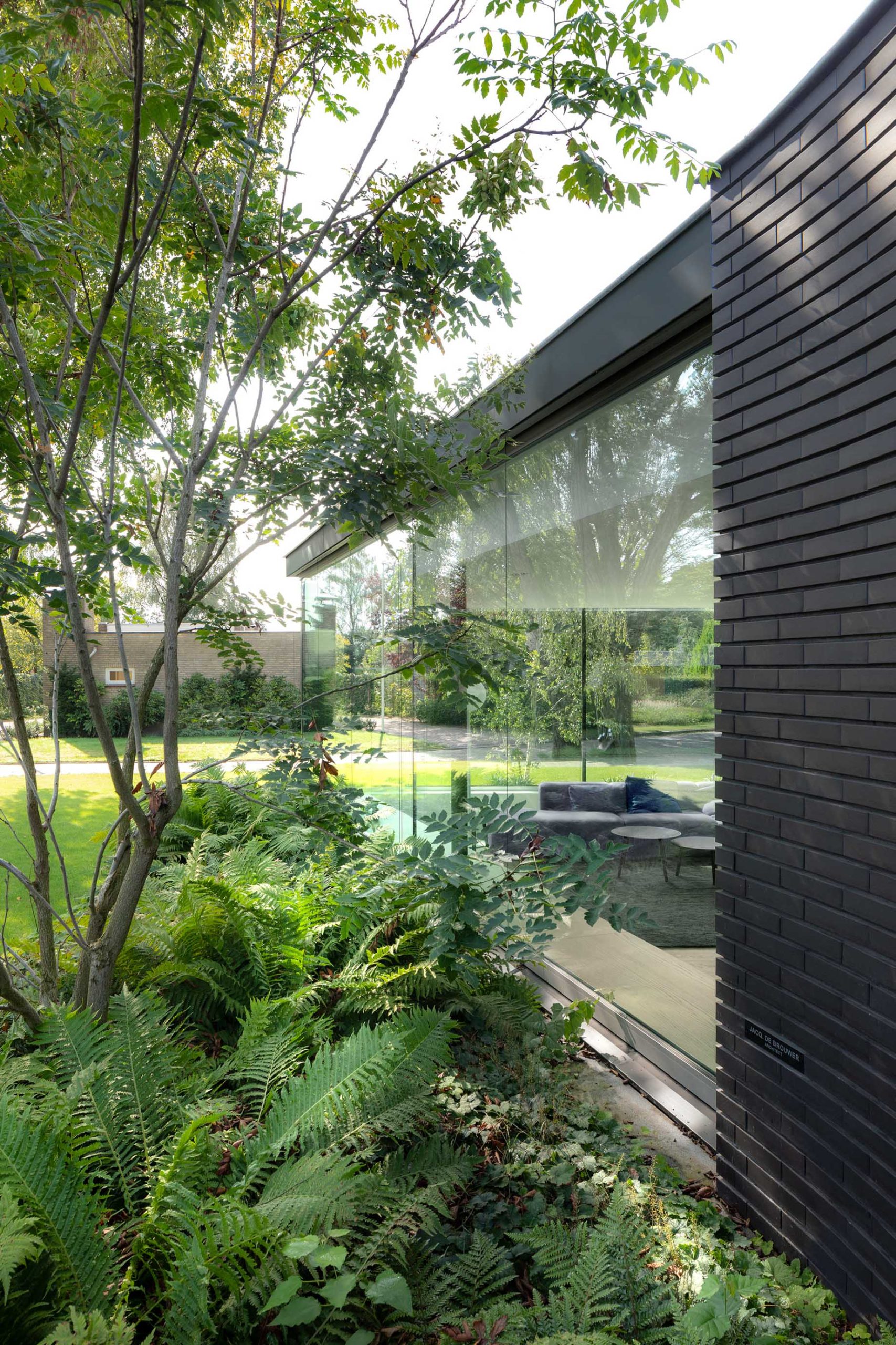 Outside In House Interior Courtyard Villa – Netherlands – 8