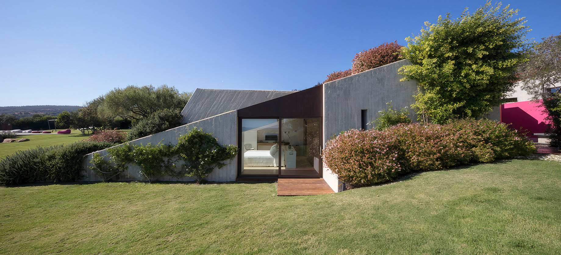 Three Brutalist Luxury Villas – Costa Smeralda, Portisco, Sardinia, Italy – 14