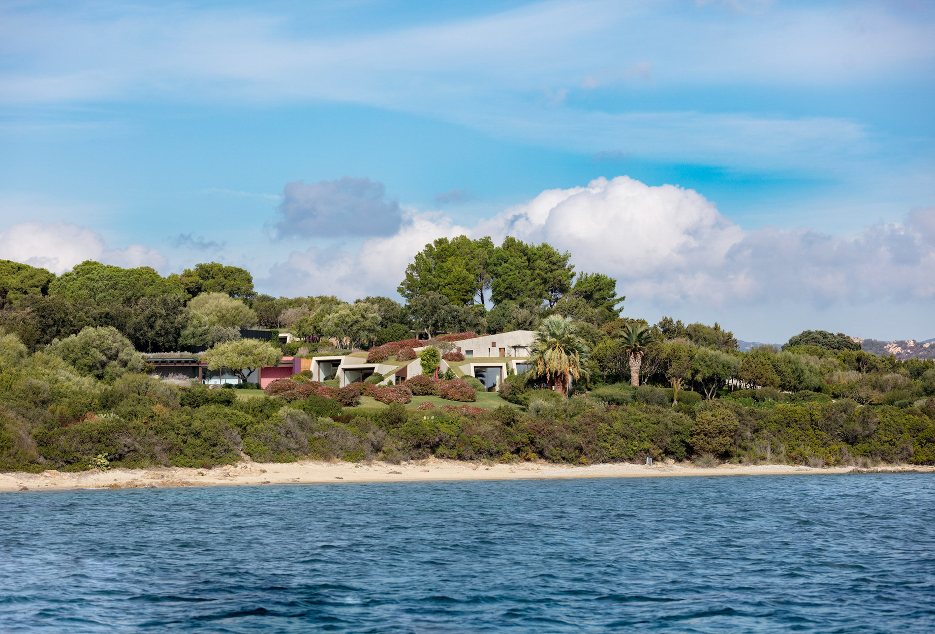Three Brutalist Luxury Villas – Costa Smeralda, Portisco, Sardinia, Italy – 2