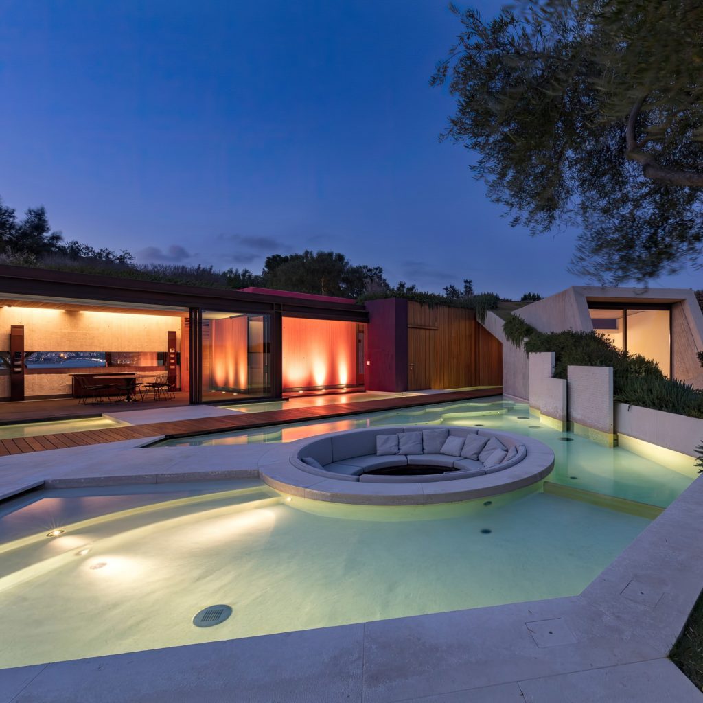 Three Brutalist Luxury Villas - Costa Smeralda, Portisco, Sardinia, Italy - 41
