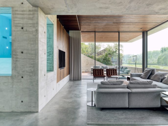 Villa 22 Aquarium-like Indoor Pool Residence - Meuse River, Netherlands - 12