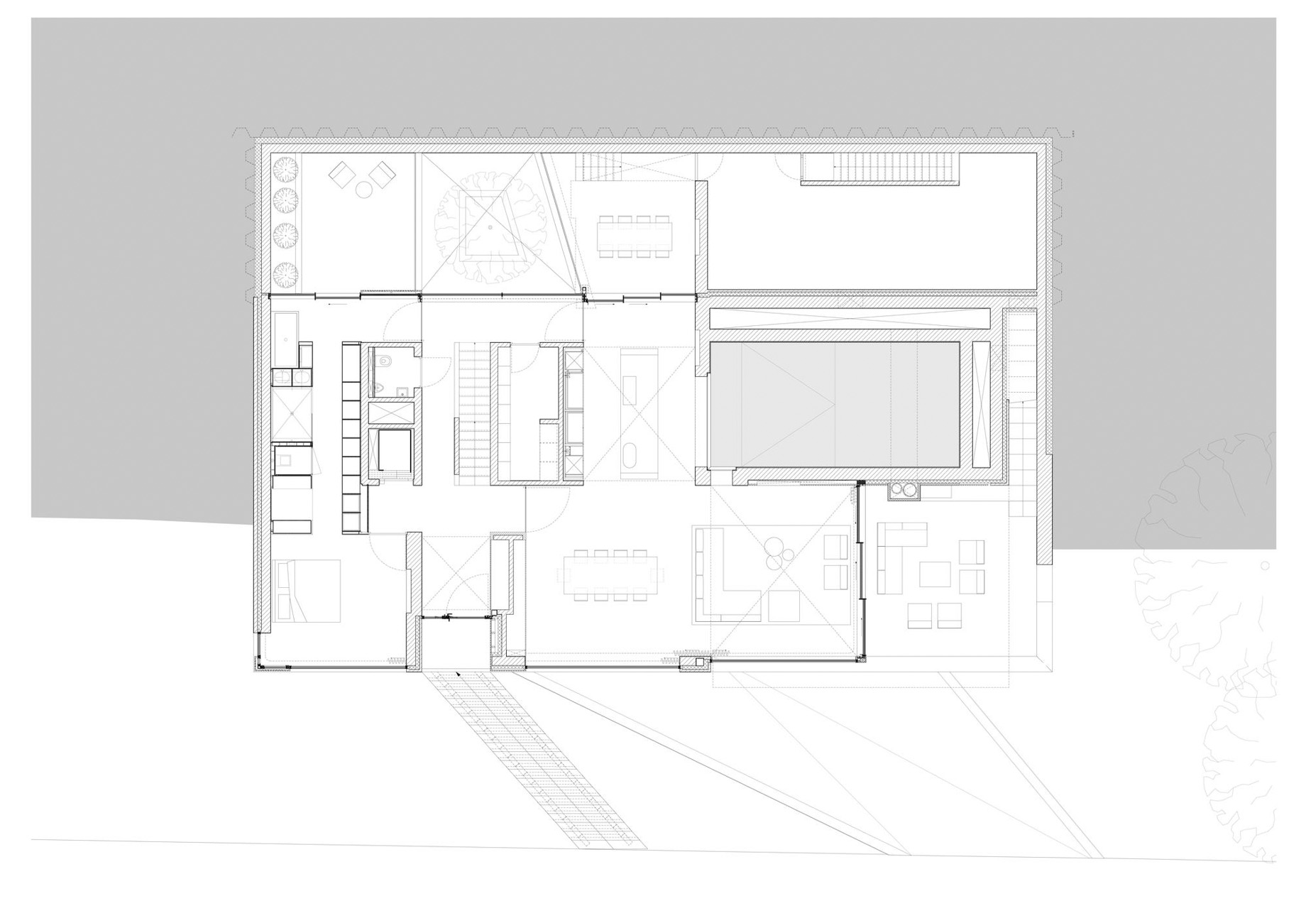 Villa 22 Aquarium-like Indoor Pool Residence – Meuse River, Netherlands – 39