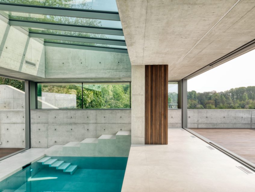 Villa 22 Aquarium-like Indoor Pool Residence - Meuse River, Netherlands - 9