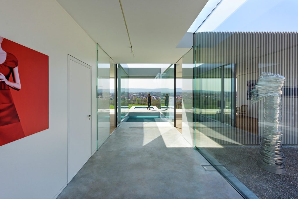 Villa K Modern Glass Facade Mountain House - Thuringia, Germany - 13