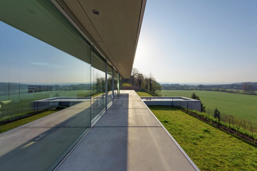 Villa K Modern Glass Facade Mountain House - Thuringia, Germany - 14