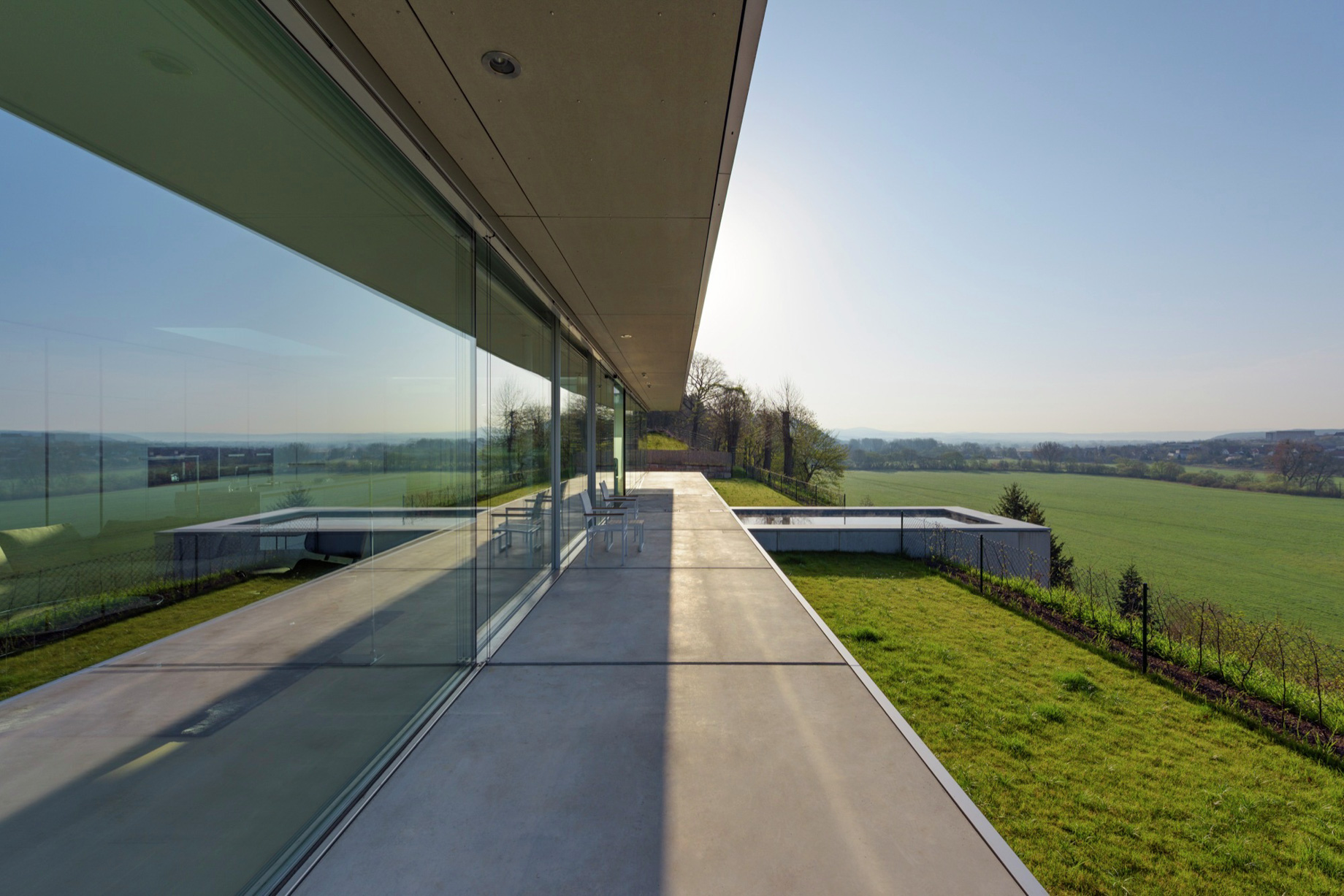 Villa K Modern Glass Facade Mountain House – Thuringia, Germany – 14