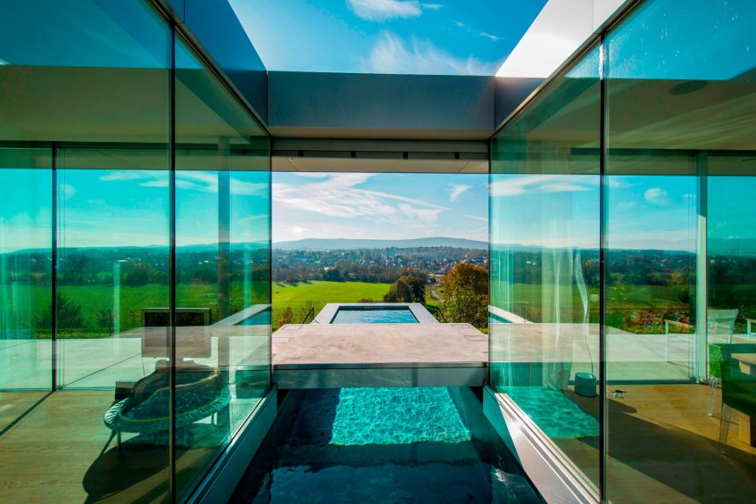 Villa K Modern Glass Facade Mountain House - Thuringia, Germany - 16