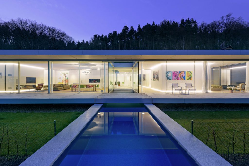 Villa K Modern Glass Facade Mountain House - Thuringia, Germany - 18