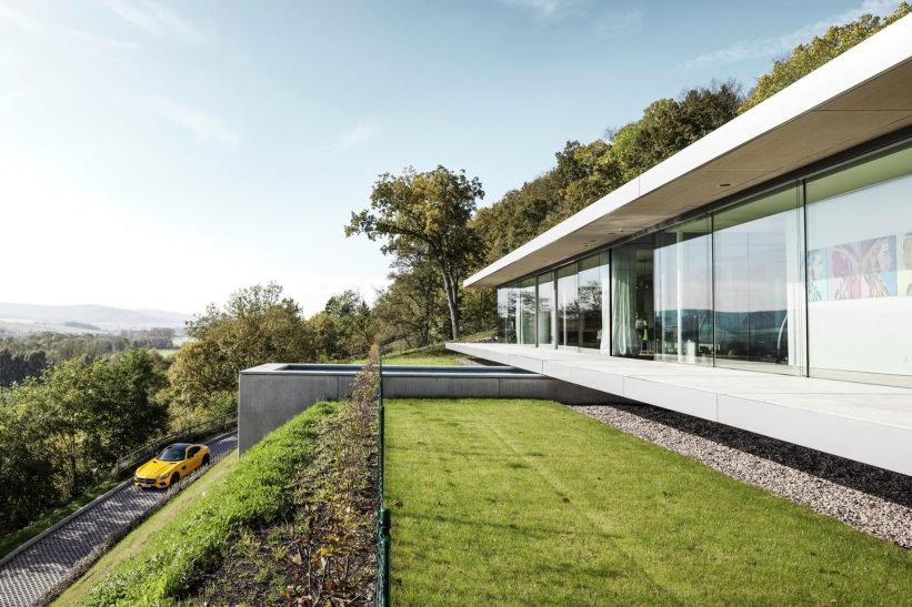 Villa K Modern Glass Facade Mountain House - Thuringia, Germany - 4