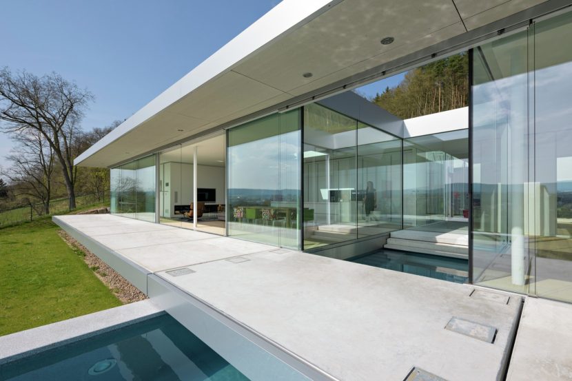 Villa K Modern Glass Facade Mountain House - Thuringia, Germany - 6