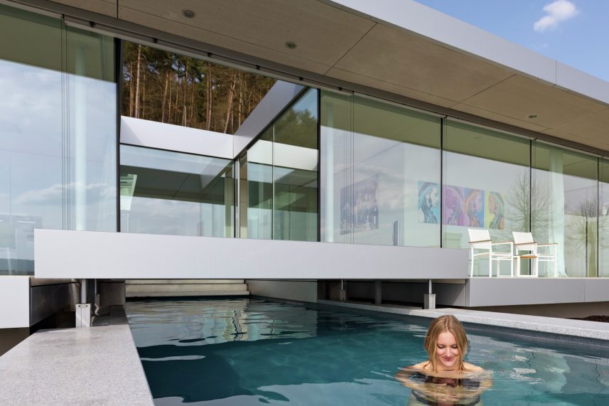 Villa K Modern Glass Facade Mountain House - Thuringia, Germany - 8