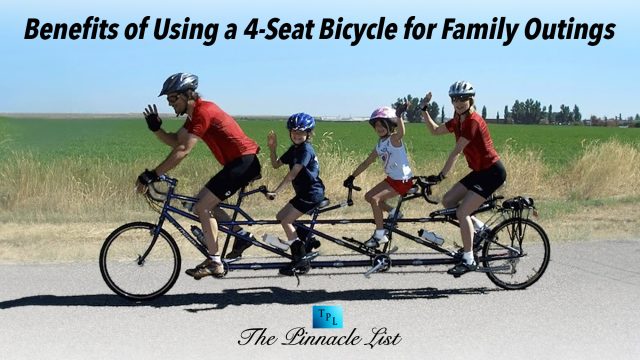 Benefits of Using a 4-Seat Bicycle for Family Outings