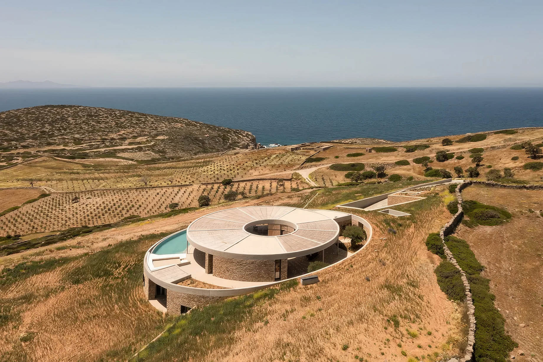 Cronus Circular Villa Lemon Tree House – Antiparos Island, Greece – 1
