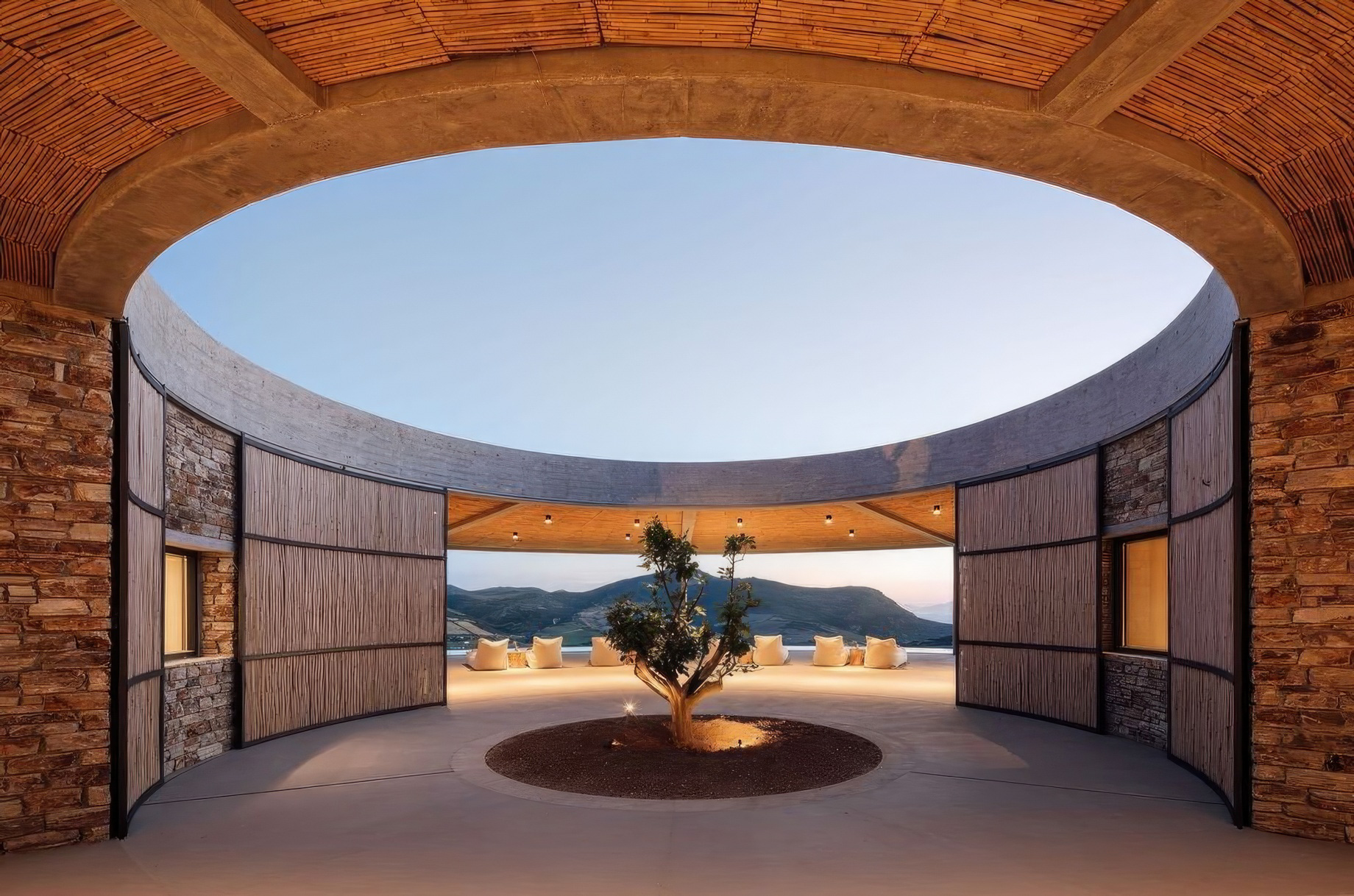 Cronus Circular Villa Lemon Tree House – Antiparos Island, Greece – 42