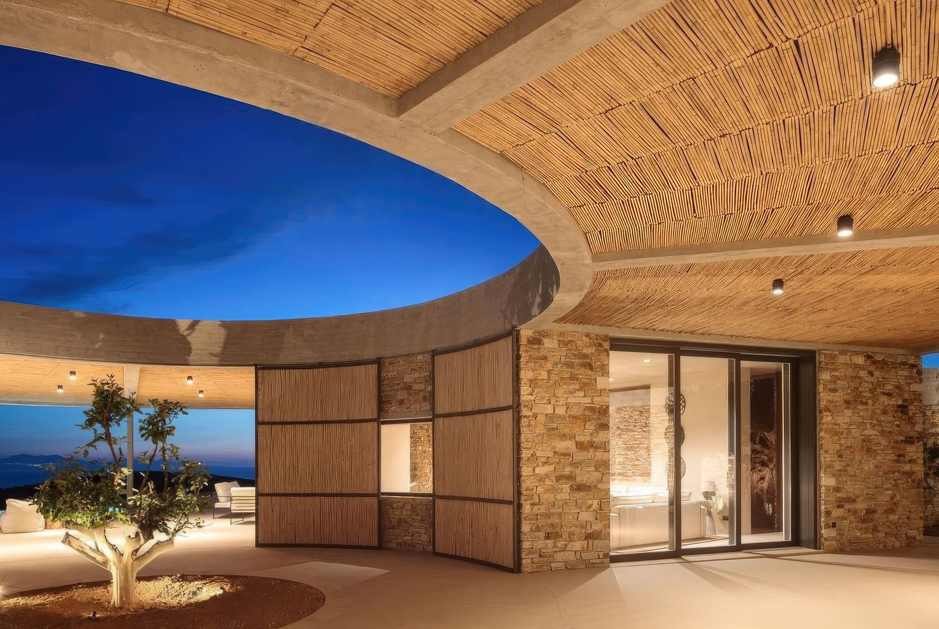 Cronus Circular Villa Lemon Tree House – Antiparos Island, Greece – 49