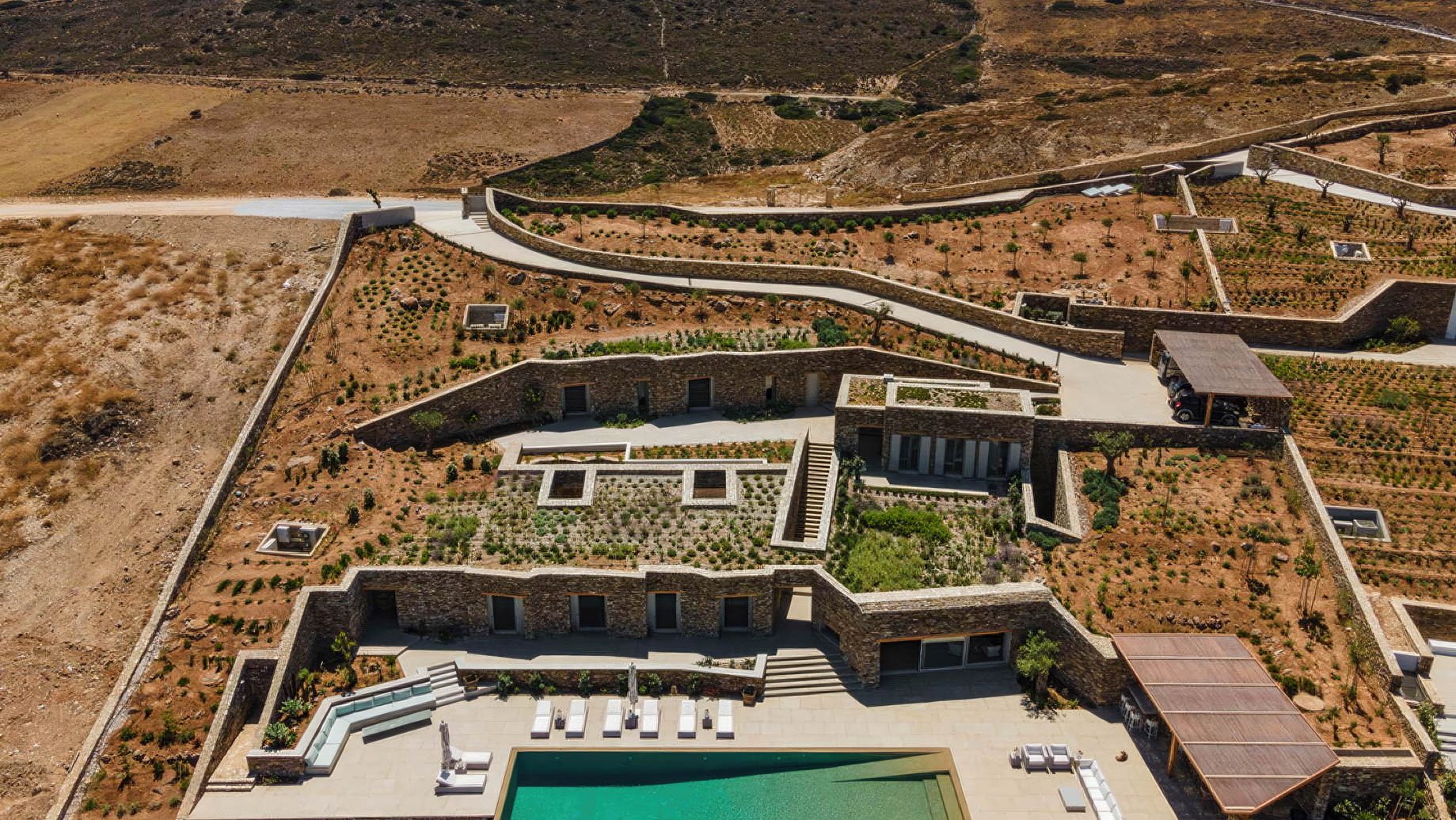 Encaved Stone Villa – Cyclades Islands, Antiparos, Greece 🇬🇷