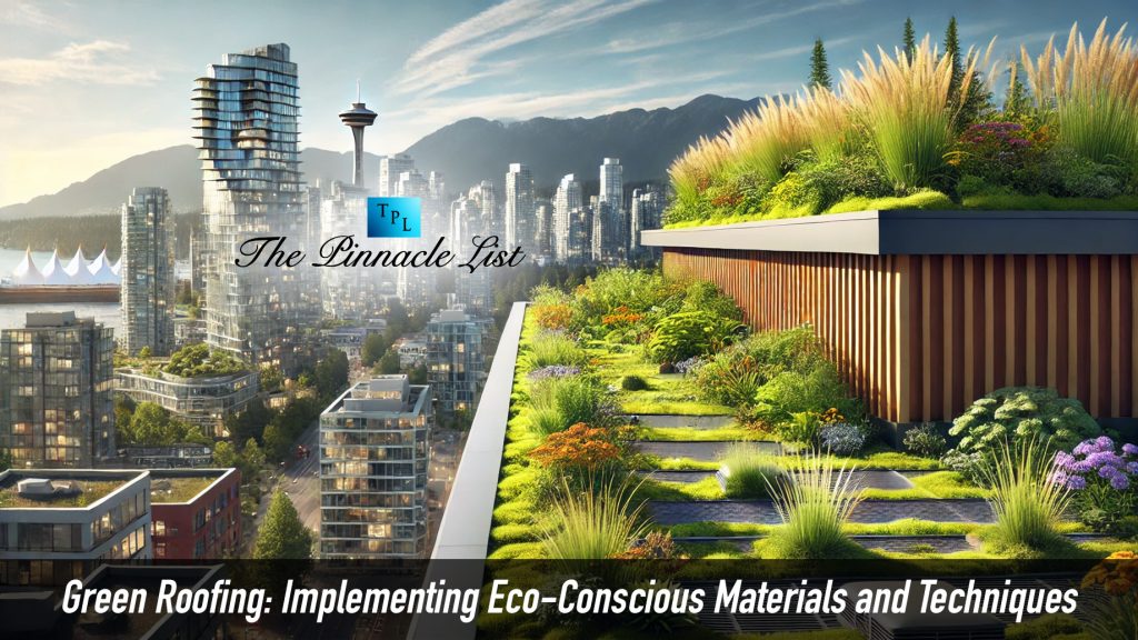 Image showcasing Green Roofing: Implementing Eco-Conscious Materials and Techniques ...