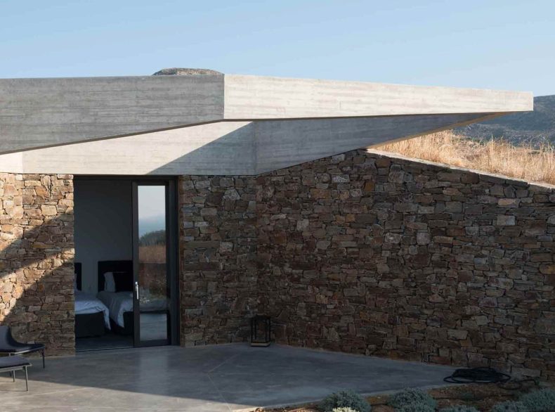 Hourglass Corral House Tessellated Sunken Villa - Milos, Greece - 23